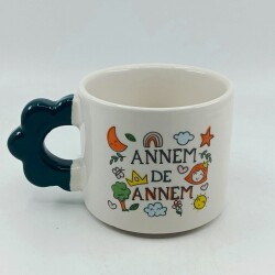 ANNEM DE ANNEM-PAPATYA KUPA - YEŞİL SAP - 