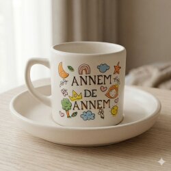 ANNEM DE ANNEM-VENÜS TÜRK KAHVESİ FİNCANI - TRANSPARAN - 