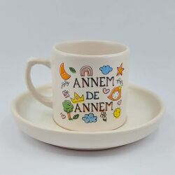 ANNEM DE ANNEM-VENÜS TÜRK KAHVESİ FİNCANI - TRANSPARAN - 