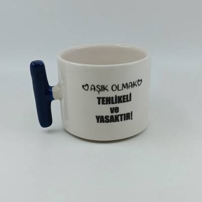AŞIK OLMAK TEHLİKELİ-T KUPA - KOBALT - 1