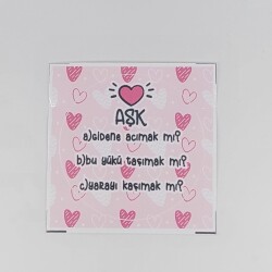 AŞK GİDENE ACIMAK MI?-STİCKER TEKLİ - TEKLİ - 