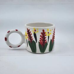 ATATÜRK ÇİÇEĞİ - 3D-KÜÇÜK SİLİNDİR KUPA - 3D - 