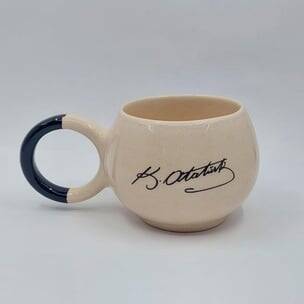 ATATÜRK İMZA - BALONCUK KUPA - SİYAH SAP - 1