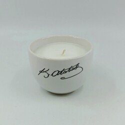 ATATÜRK İMZA-MONO MUM - TEKLİ - 