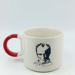 ATATÜRK PORTRE-D KUPA - KIRMIZI SAP - 