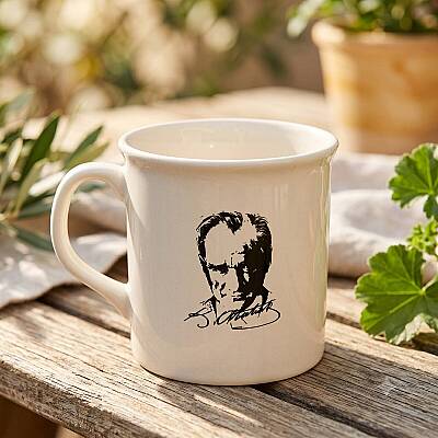 ATATÜRK PORTRE-İDA KUPA - TRANSPARAN SAP - 1