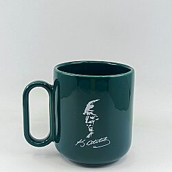 ATATÜRK PORTRE-KAMPANYALI KUPA - YEŞİL SAP YEŞİL GÖVDE ARYA KUPA - 