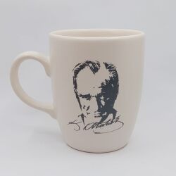 ATATÜRK PORTRE - OVAL KUPA - TRANSPARAN SAP - 