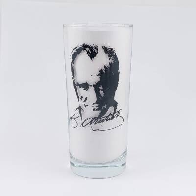 ATATÜRK PORTRE-RAKI BARDAĞI - ŞEFFAF - 1