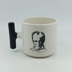 ATATÜRK PORTRE - T KUPA - SİYAH SAP - 