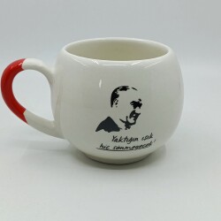 ATATÜRK YAKTIĞIN IŞIK - BALON KUPA - KIRMIZI SAP - 