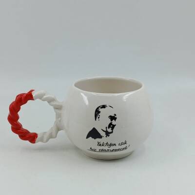ATATÜRK YAKTIĞIN IŞIK - BALONCUK KUPA - KIRMIZI SAP - 1