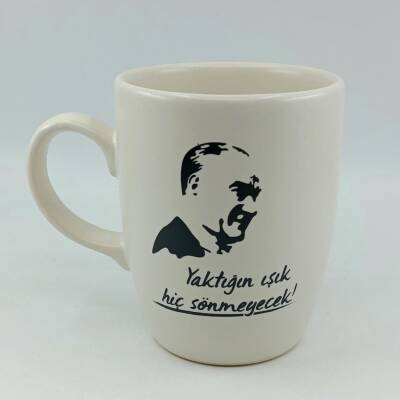 ATATÜRK YAKTIĞIN IŞIK - OVAL KUPA - TRANSPARAN SAP - 1