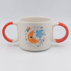 AY UZAY & GÜNEŞ UZAY-ÇOCUK KUPA - TURUNCU SAP - 