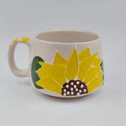 AYÇİÇEĞİ - 3D-ÖZEL FORM - TRANSPARAN GÖVDE - 