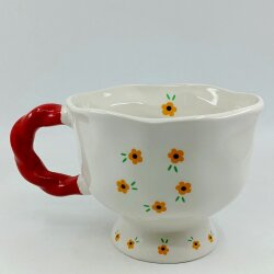 AYÇİÇEKLERİ-SET-BALERİN KUPA - KIRMIZI SAP - 