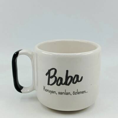 BABA - ARYA ÇAY FİNCANI - SİYAH SAP - 1