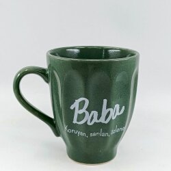 BABA-KAMPANYALI KUPA - UZUN FORM YEŞİL - 