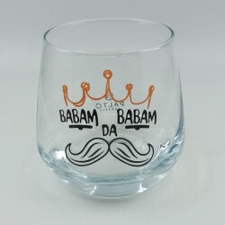 BABAM DA BABAM-VİSKİ BARDAĞI - ŞEFFAF - 