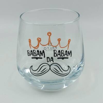 BABAM DA BABAM-VİSKİ BARDAĞI - ŞEFFAF - 1