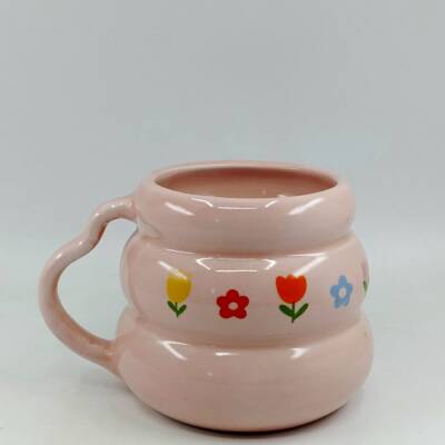 BAHAR TEMA-KOVAN KUPA - PEMBE SAP PEMBE GÖVDE - 1