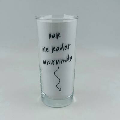 BAK NE KADAR UMRUMDA-RAKI BARDAĞI - ŞEFFAF - 1