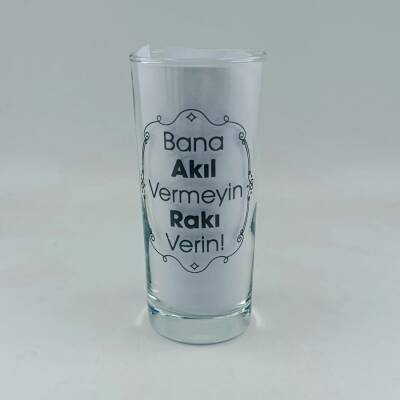 BANA AKIL VERMEYIN-RAKI BARDAĞI - ŞEFFAF - 1