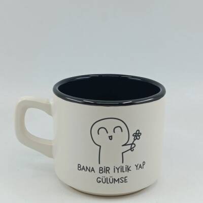 BANA BİR İYİLİK YAP-VENUS KUPA - SİYAH İÇ - 1