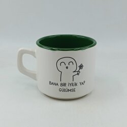 BANA BİR İYİLİK YAP-VENUS KUPA - YEŞİL İÇ - 