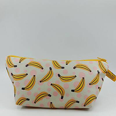 BANANA PATTERN-MAKYAJ ÇANTASI - TEKLİ - 1