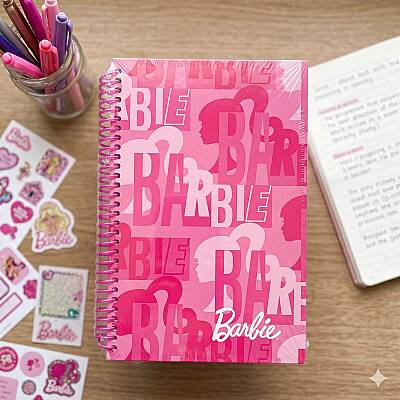 BARBIE KOLAJ-SPİRALLİ DEFTER - TEKLİ - 1