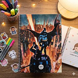BATMAN AND ROBIN-SPİRALLİ DEFTER - TEKLİ - 