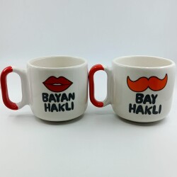 BAY HAKLI & BAYAN HAKLI-İKİLİ ARYA ÇAY - RENKLİ SAP - 1