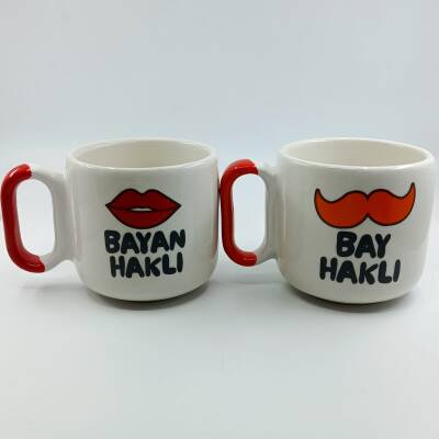 BAY HAKLI & BAYAN HAKLI-İKİLİ ARYA ÇAY - RENKLİ SAP - 1