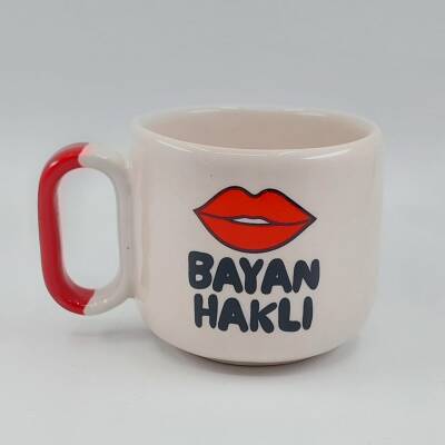 BAYAN HAKLI - ARYA ÇAY FİNCANI - KIRMIZI SAP - 1