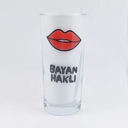 BAYAN HAKLI-RAKI BARDAĞI - ŞEFFAF - 