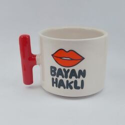 BAYAN HAKLI - T KUPA - KIRMIZI SAP - 