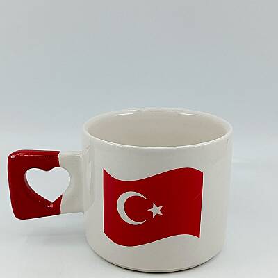 BAYRAK 2-KALP KUPA - KIRMIZI SAP - 1