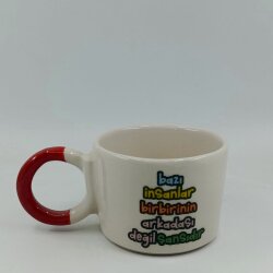 BAZI İNSANLAR BİRBİRİNİN - DÜĞÜM KUPA - KIRMIZI SAP - 