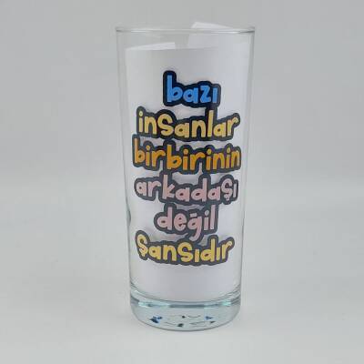 BAZI İNSANLAR BİRBİRİNİN-RAKI BARDAĞI - ŞEFFAF - 1