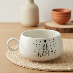 BE HAPPY KALP-LUNA KUPA - TRANSPARAN - 