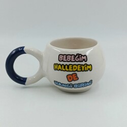 BEBEĞİM HALLEDEYİM DE-BALONCUK KUPA - KOBALT SAP - 