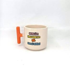 BEBEĞİM HALLEDEYİM DE - T KUPA - TURUNCU SAP - 1