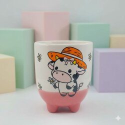 BEBEK İNEK DESEN-İNEK KUPA - TRANSPARAN - 