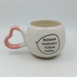 BEDENİM HAKKINDA YORUM YAPMA-AMOUR KUPA - PEMBE SAP PEMBE TURNET - 