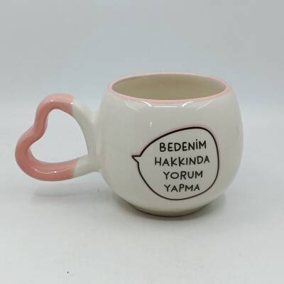 BEDENİM HAKKINDA YORUM YAPMA-AMOUR KUPA - PEMBE SAP PEMBE TURNET - 1