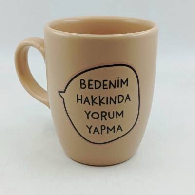 BEDENİM HAKKINDA YORUM YAPMA-OVAL KUPA - PEMBE SAP PEMBE GÖVDE - 1
