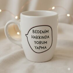BEDENİM HAKKINDA YORUM YAPMA-OVAL KUPA - TRANSPARAN SAP - 