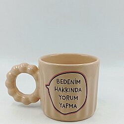 BEDENİM HAKKINDA YORUM YAPMA-PRENSES KUPA - KREM GÖVDE KREM SAP - 