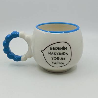 BEDENİM HAKKINDA YORUM YAPMA-PUF KUPA - MAVİ SAP MAVİ TURNET - 1